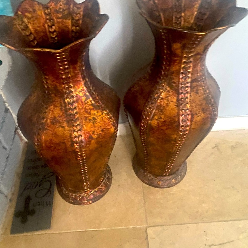 Copper Decorative vases